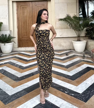 rooshy scraf dress