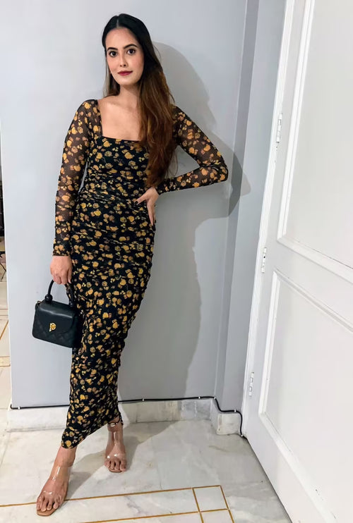Mango Pie Ruched Dress