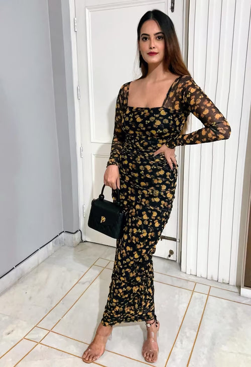 rooshy honey comb dress