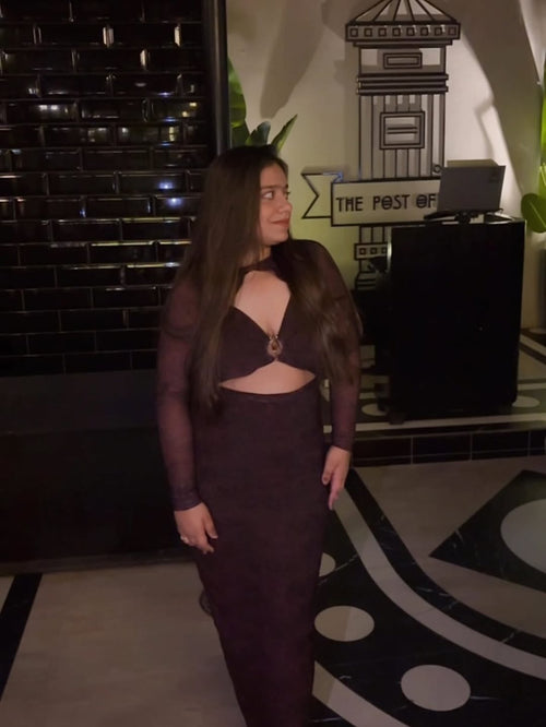 Bling Mocha Bodycon Dress