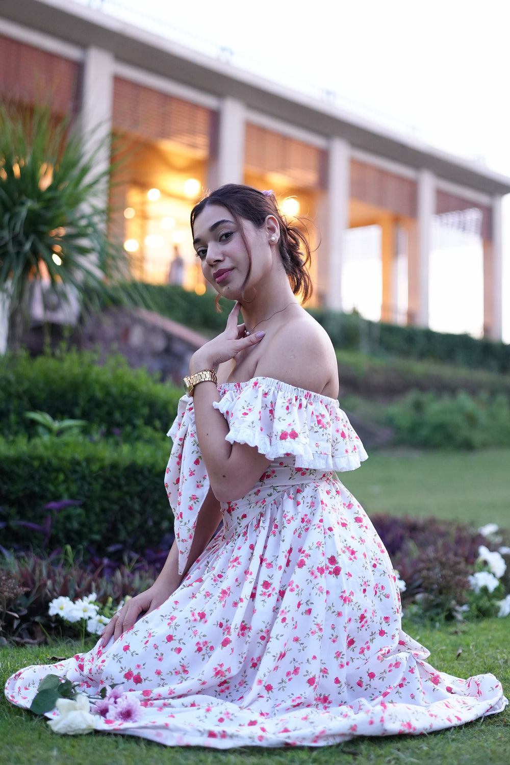 Darling Bow Lace Dress