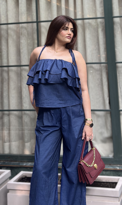 Denim Duty Cotton Top