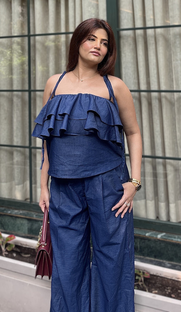 Denim Duty Cotton Top