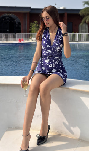 Violet Girl Bodysuit With Skirt