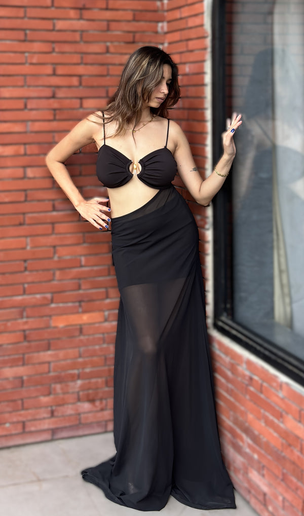 Feral Tempt Black Dress