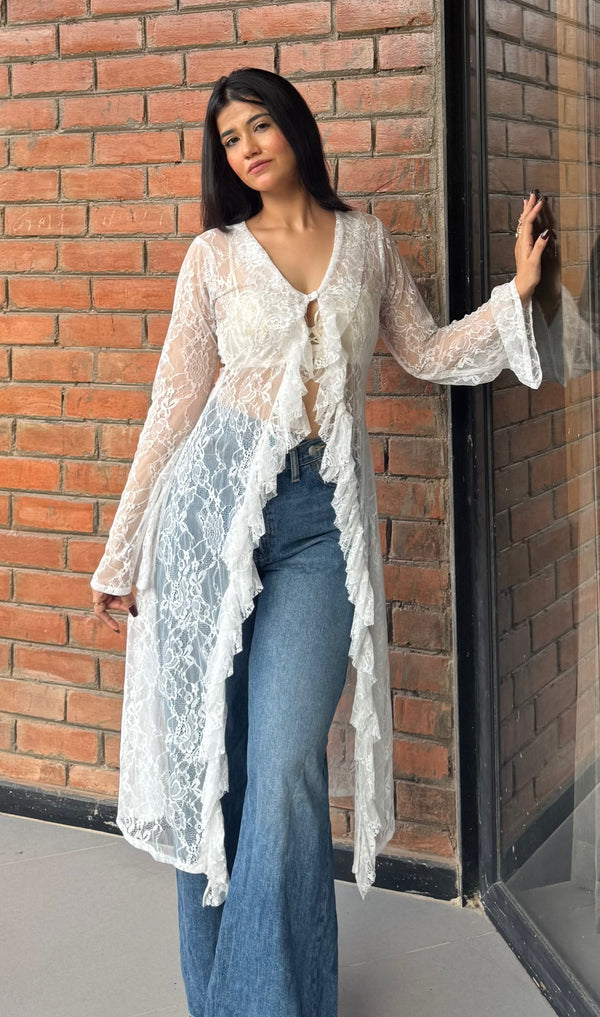 Elise Whisper Lace Top