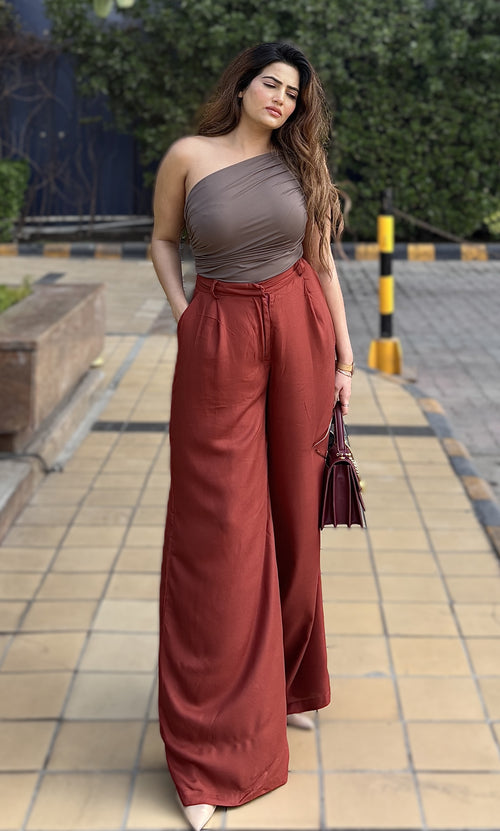 Rooshy wide leg high waist bottom pants
