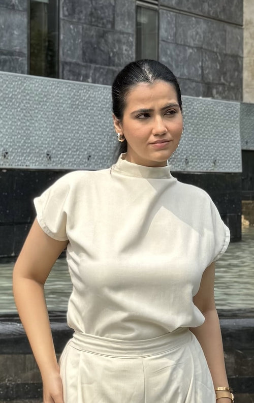 Rooshy linen casual tops for women