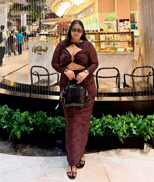Bling Mocha Bodycon Dress