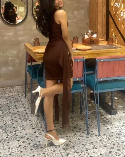 Hash Brown Mini Dress