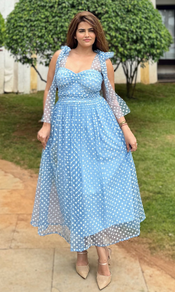 rooshy blue frock 