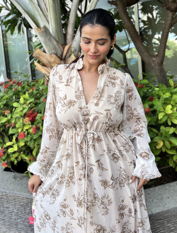 rooshy A line flare frock