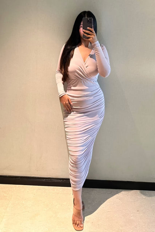 rooshy lilac bosycon dress