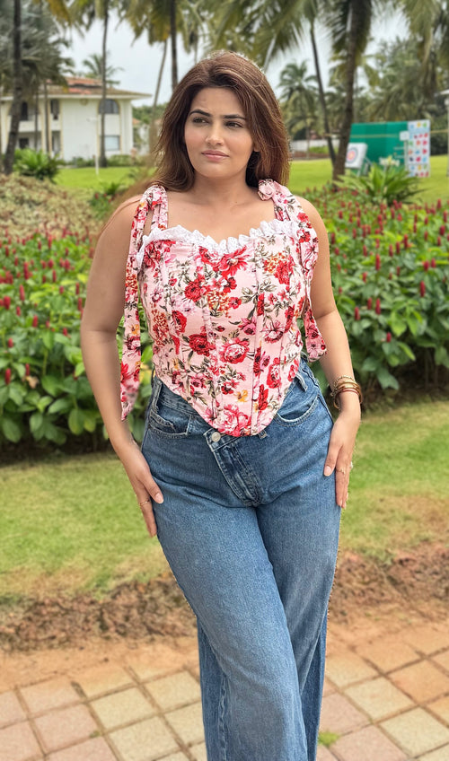 Rooshy tailored corset top