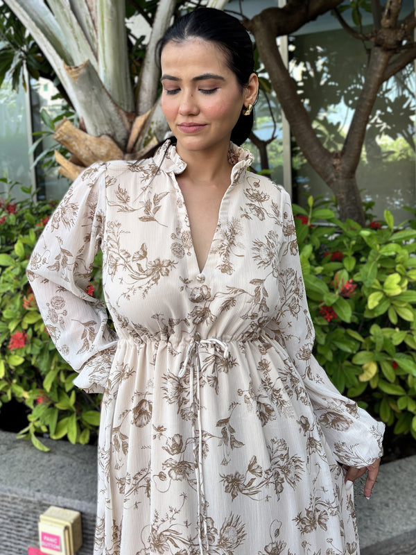 rooshy lace made dress 