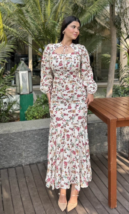 rooshy floral cotton dress
