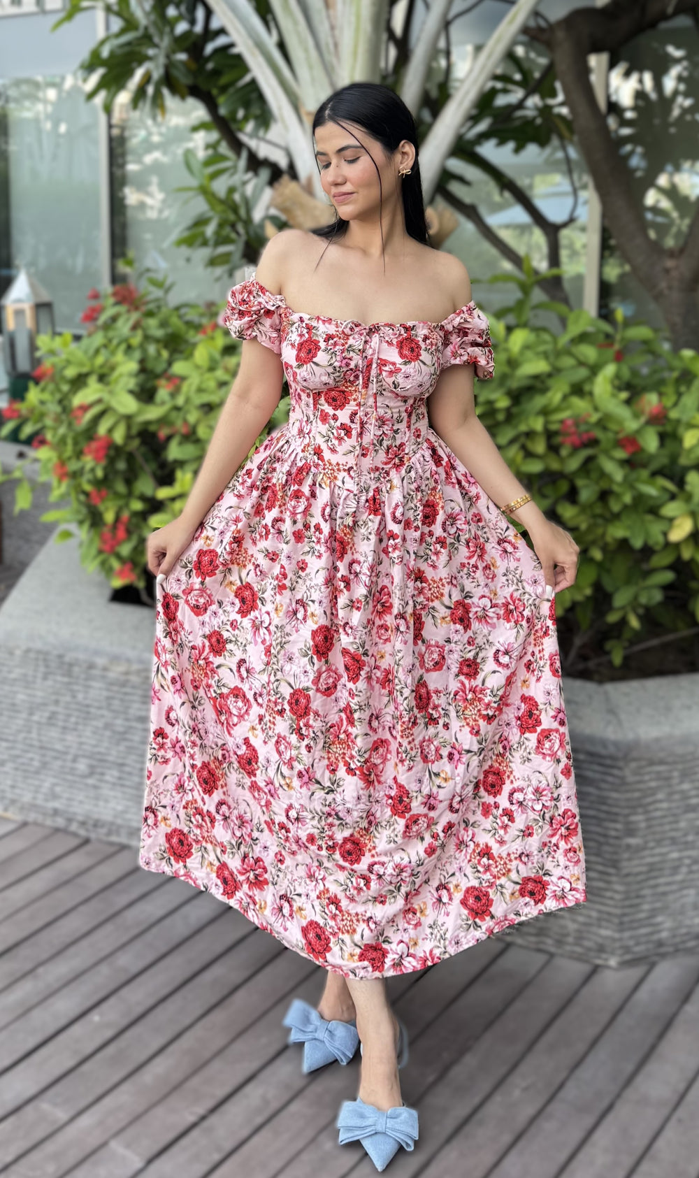 Rooshy pink corset dress