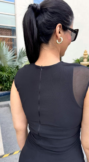Slaycation Black Flare Dress