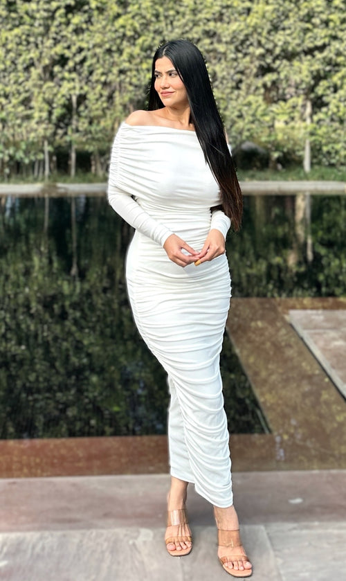 rooshy white dress