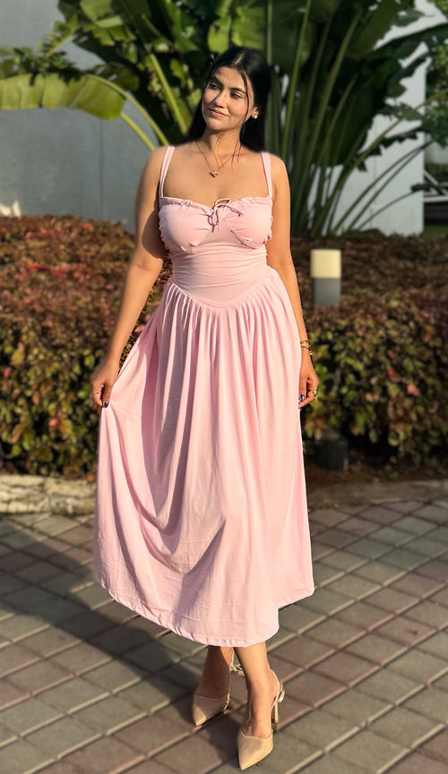 Rooshy pink corset frock