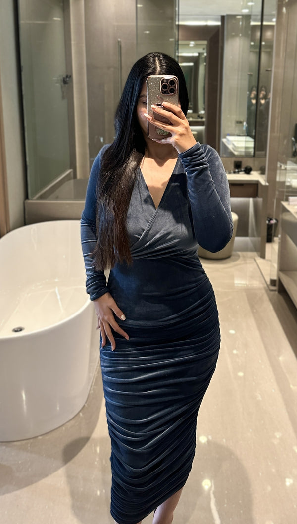 rooshy Twilight blue mirage dress