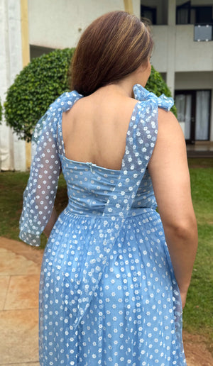 rooshy knot frock dress