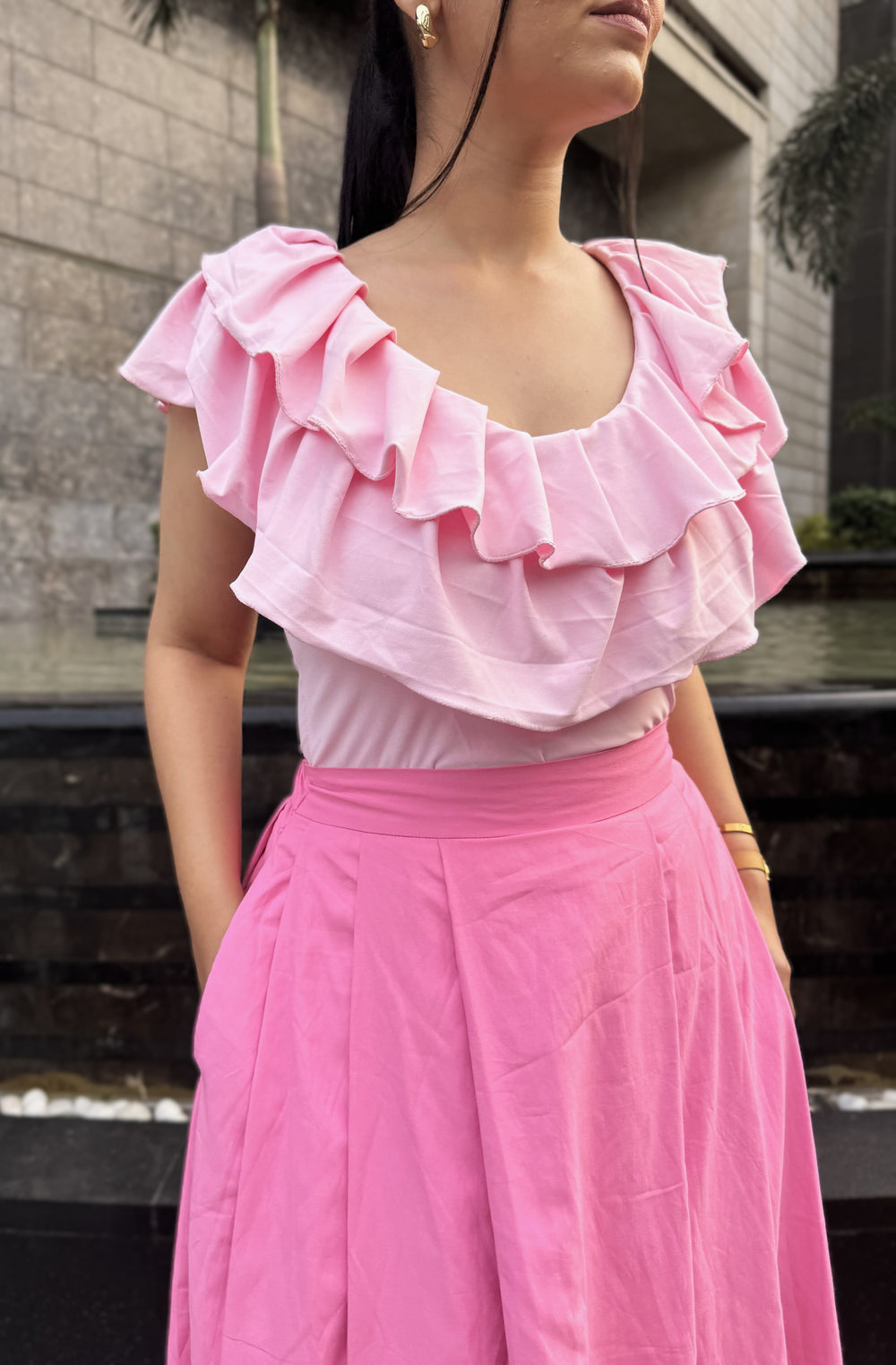 Rooshy ruffle top