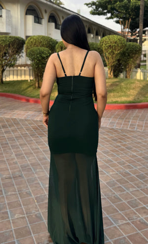 rooshy strappy mesh dress