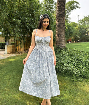 rooshy corset frock floral