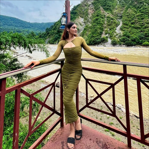 Olria Ruched Dress