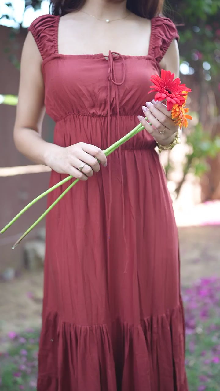 Rooshy Cinder Glow Frock Dress