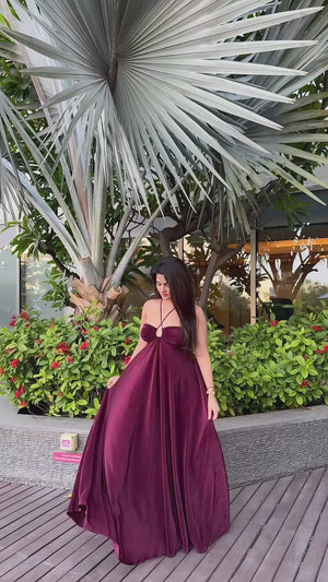 rooshy wine gown
