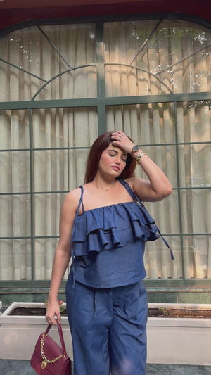 Denim Duty Cotton Top