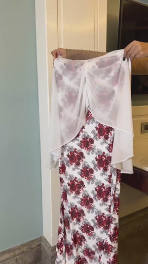rooshy floral coverup dress
