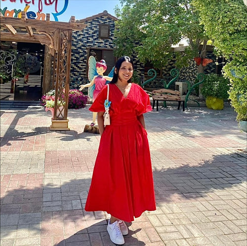 Hot Pocket Flared Dress